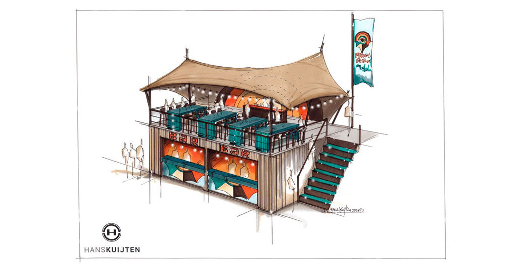 Impressie VIP deck breder Impressie VIP deck breder